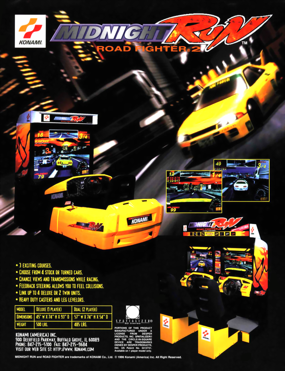 希少品 Konami Road Fighter アーケードゲーム パンフレット Road Fighter - Videogame by Konami | Museum of the Game